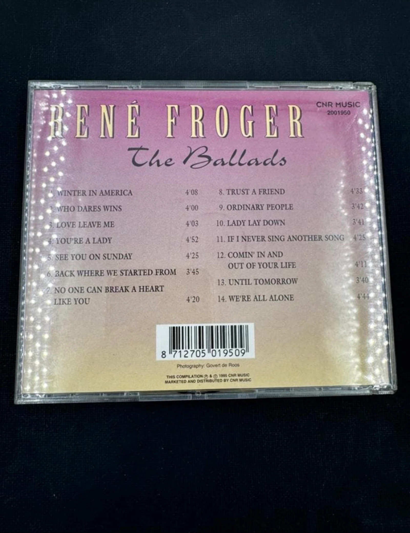 René Froger - The Ballads CD – photo 2